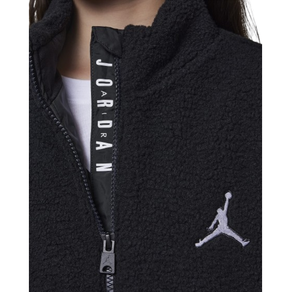 Jordan Girls Jumpman High Pile Sherpa Jacke "Black"