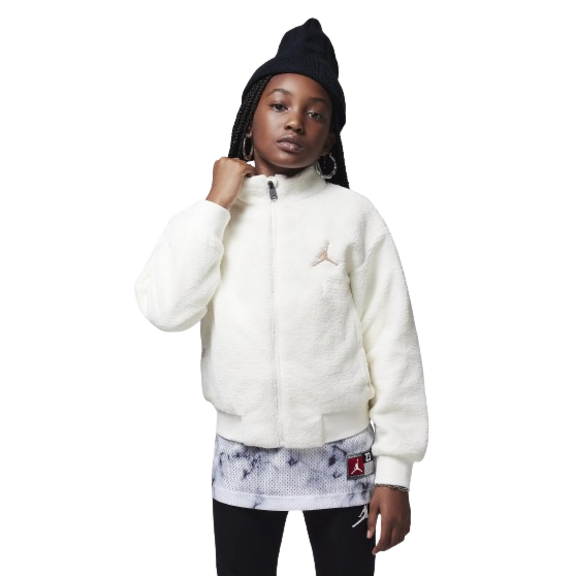 Jordan Girls Jumpman High Pile Sherpa Jacke "Sail"