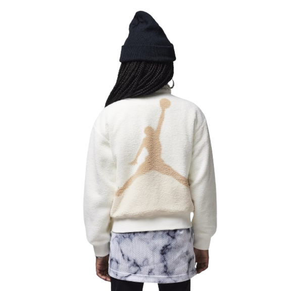 Jordan Girls Jumpman High Pile Sherpa Jacke "Sail"