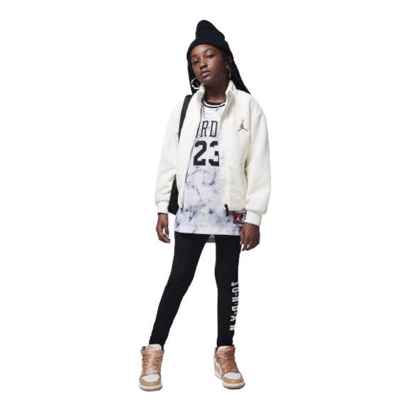 Jordan Girls Jumpman High Pile Sherpa Jacke "Sail"