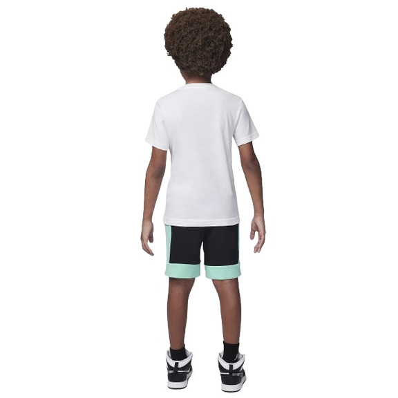 Jordan Infants JDB Galaxy French Terry Tee + Shorts Set "Black"