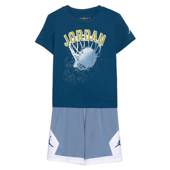 Jordan Infants JDB Hoop Styles Mesh Set "Blue Grey"