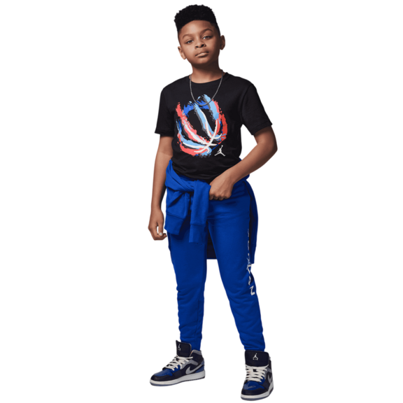 Jordan Kids Basketball Fire SS Tee "Black"