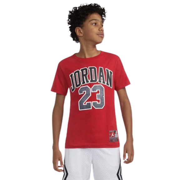 Jordan Kids JDB 23 Praxis Flight Tee "Gym Red"