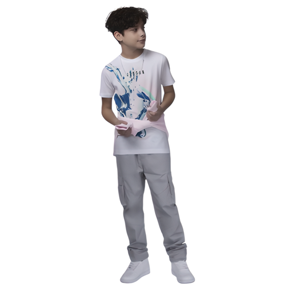 JDB für Kinder Air Heat Map Tee "White"