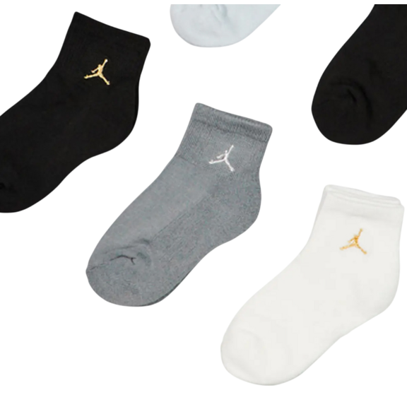 JDB für Kinder Alltag Essentials Knöchel 6 PPack Socken "Multi-Metallic"