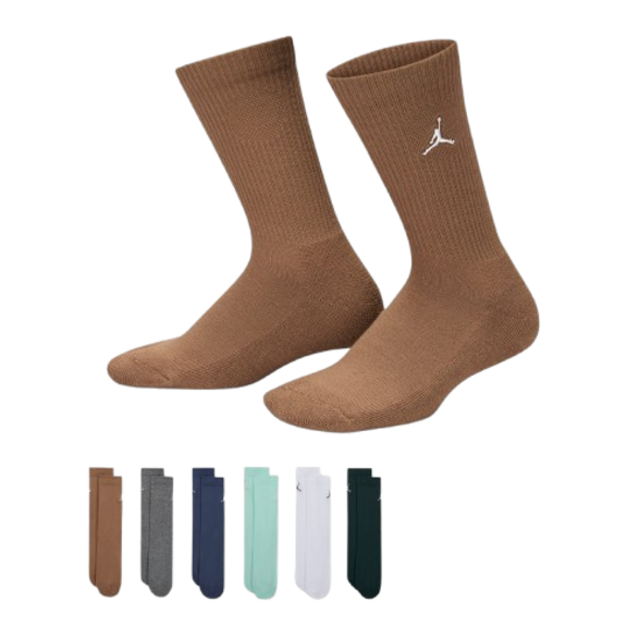 Jordan Kids JDB Alltag Essentials Crew 6 PPack Socken "Oxidized Green"