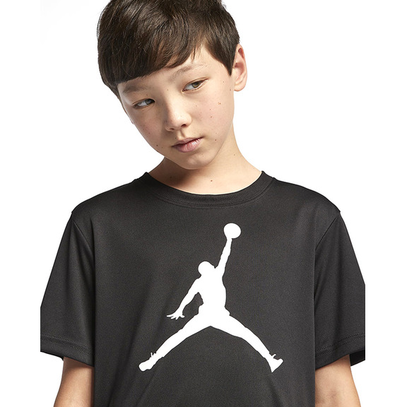 Jordan Kids Jumpman Logo Dri-FIT Tee "Black"