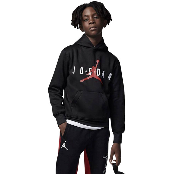 Jordan Kids Jumpman Logo Nachhaltige Hoodie "Schwarz"