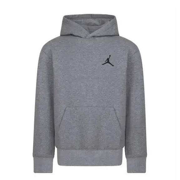 Jordan Kids MJ Essentials Pullover Hoodie "Carbon Heather"