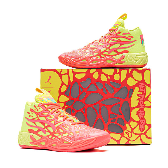 LaMelo Ball MB. 04 1Love "Pink Alert-Yellow"