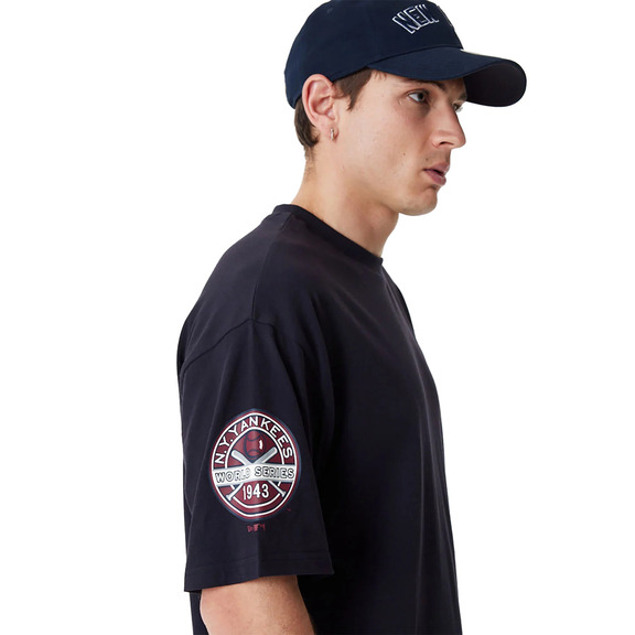 New Era MLB New York Yankees Großes Logo übergroßes T-Shirt