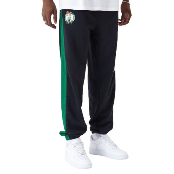 Neue Era NBA Boston Celtics Mesh Panel Grau Entspannte Jogger