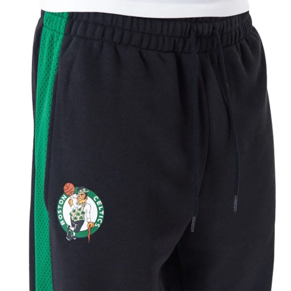 Neue Era NBA Boston Celtics Mesh Panel Grau Entspannte Jogger