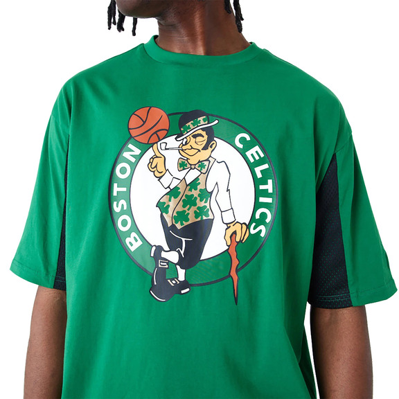 Neu Era NBA Boston Celtics Mesh Panel Oversized T-Shirt