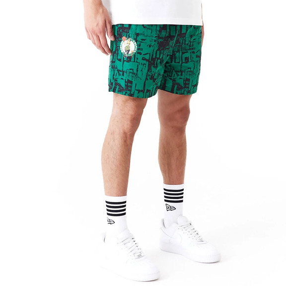 Neu Era NBA Boston Celtics Team Alle Over Print Shorts