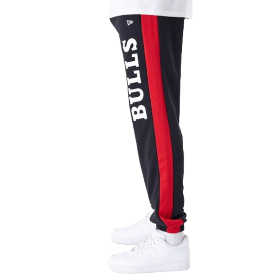 Neu Era NBA Chicago Bulls Mesh Panel Grau entspannt Joggers