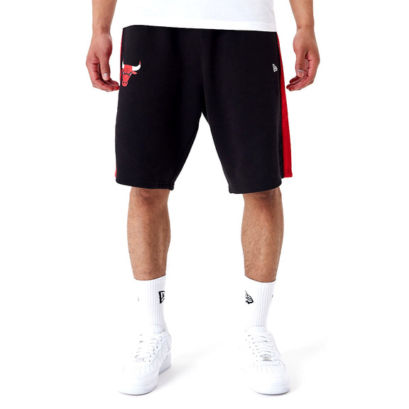 Neue Era NBA Chicago Bulls Mesh Panel überdimensionierte Shorts