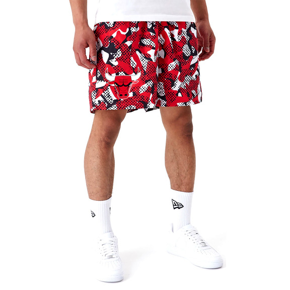 New Era NBA Chicago Bulls Team Alle Over Print Shorts