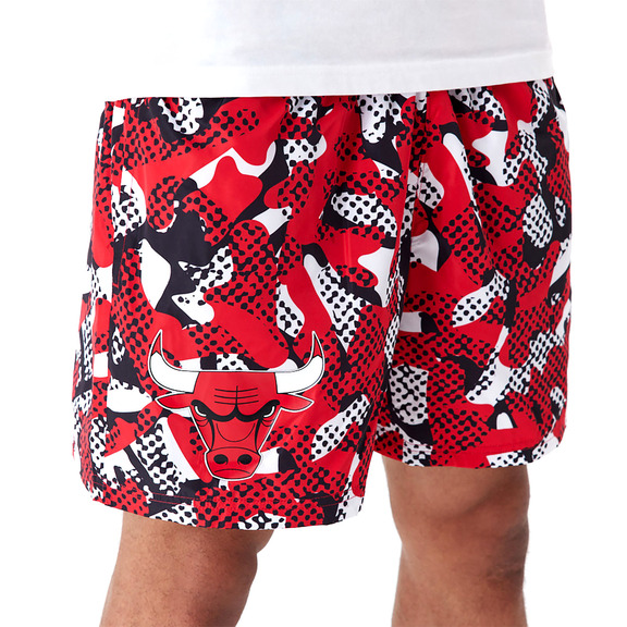 New Era NBA Chicago Bulls Team Alle Over Print Shorts