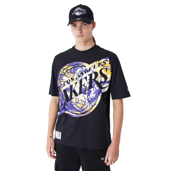 Neu Era NBA L.A Lakers All Over Print Infill Oversized T-Shirt