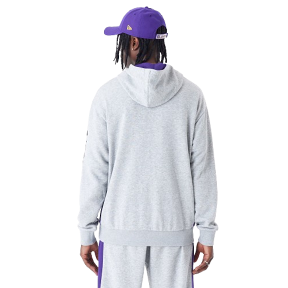 Neu Era NBA L.A. Lakers Mesh Panel Oversized Pullover Hoodie