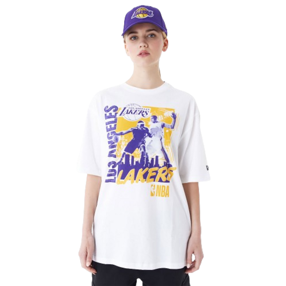 New Era NBA L.A Lakers Player Graphic Oversized T-Shirt