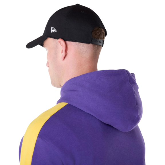 New Era NBA LA Lakers Colour Block Oversized Pullover Hoodie