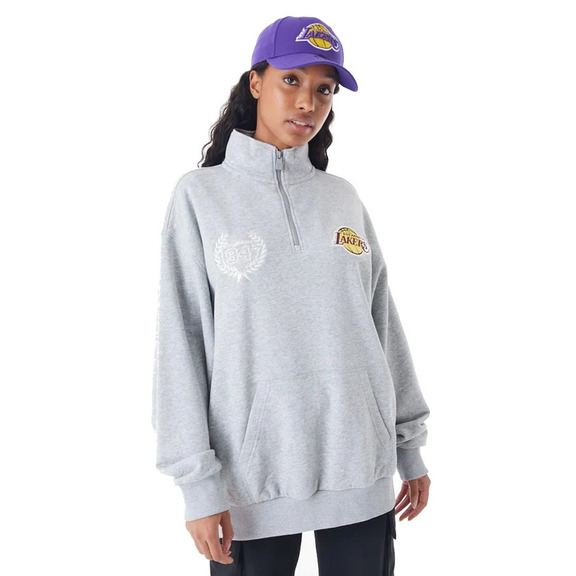 Neuzeit NBA LA Lakers Lifestyle Quarter Zip Sweater "Grey"