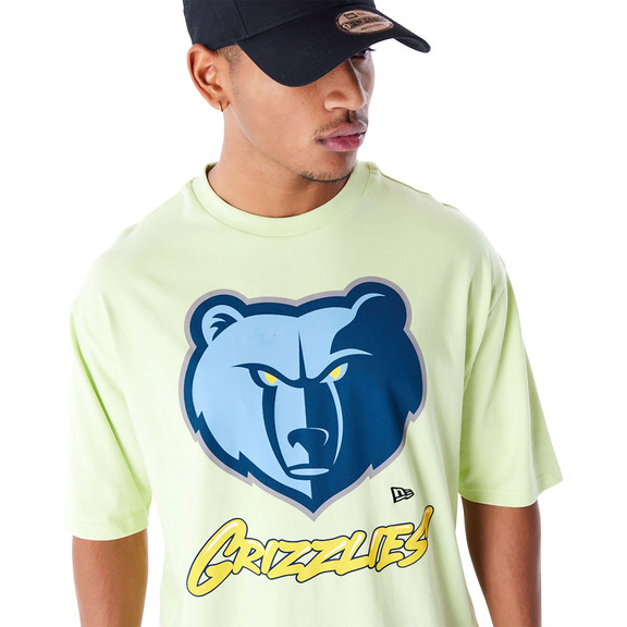 Neu Era NBA Memphis Grizzlies Wordmark Pastel Green Oversized T-Shirt