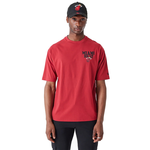 Neu Era NBA Miami HeatScript überdimensionales T-Shirt