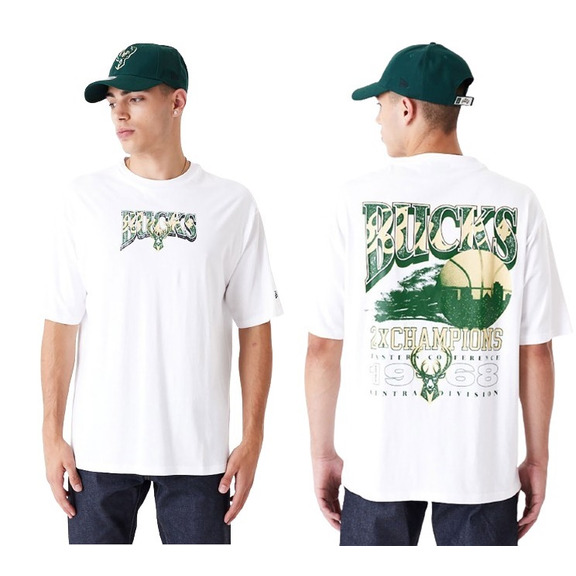 Neu Era NBA Milwaukee Bucks Championship Oversized T-Shirt