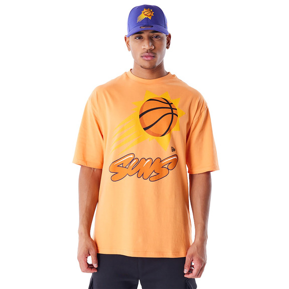 Neu Era NBA Phoenix Suns Wordmark Orange Oversized T-Shirt