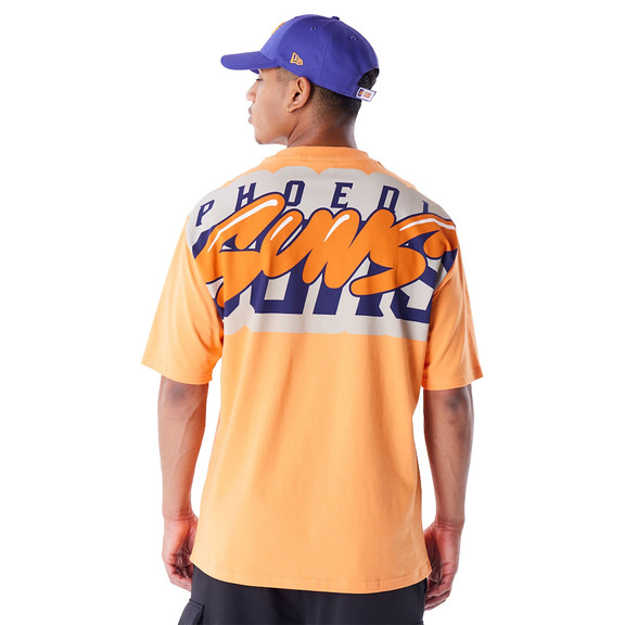 Neu Era NBA Phoenix Suns Wordmark Orange Oversized T-Shirt