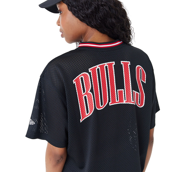 Neu Era NBA Team Chicago Bulls Frauen Mesh Kleid T-Shirt