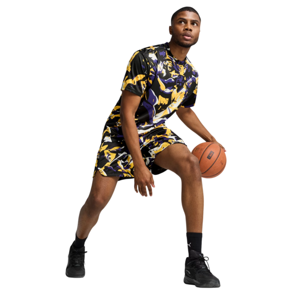 Puma Basketball Rival Rage AOP Tee "Team Violet-AOP"