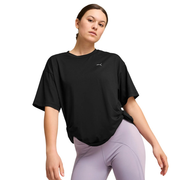 Puma STUDIO TWIST TEE - Schwarz REG