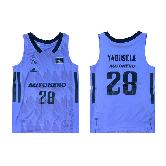 Real Madrid Camiseta Basket Niñ@ 2a Equipación # 28 YABUSELE #