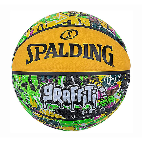 Spalding Graffiti Gummi grün/gelb (Tabelle 7)