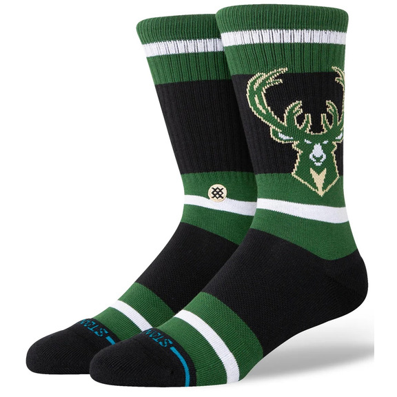 Stance Casual Prep Milwaukee Bucks Crew Socken