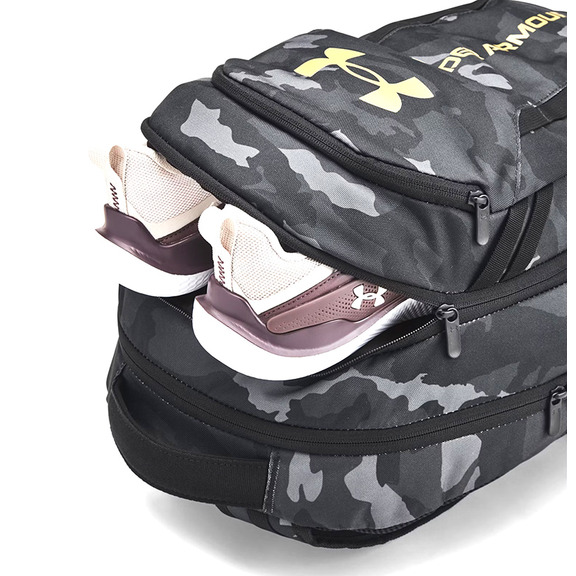 UA Hustle 6.0 Rucksack "BlackGold"