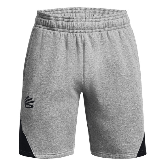 UA Herren Curry Splash Fleece Shorts "Mod Gray"