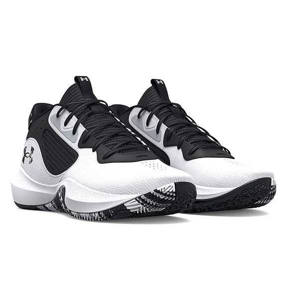 Unter Armour Basketball Unisex Lockdown 6 "White-Jet Gray"