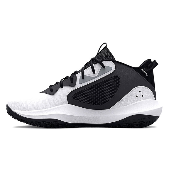 Unter Armour Basketball Unisex Lockdown 6 "White-Jet Gray"