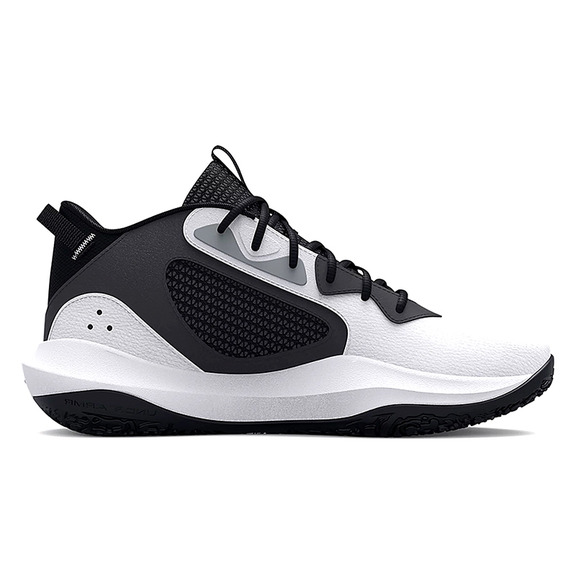 Unter Armour Basketball Unisex Lockdown 6 "White-Jet Gray"