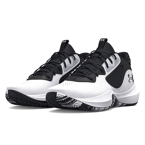 Unter Armour Basketball Unisex Lockdown 6 "White-Jet Gray"