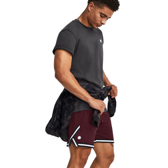 Unter Armour Herren Curry Mesh Shorts "Dark Marron"