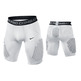 Nike Short Pro Combat Hyperstrong Kompression Low (100/blanco)