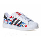 Adidas Superstar 2J Graph Niñ@ (blanco/blagro)