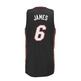 T-Shirt NBA Bordada Lebron James Miami (negro)